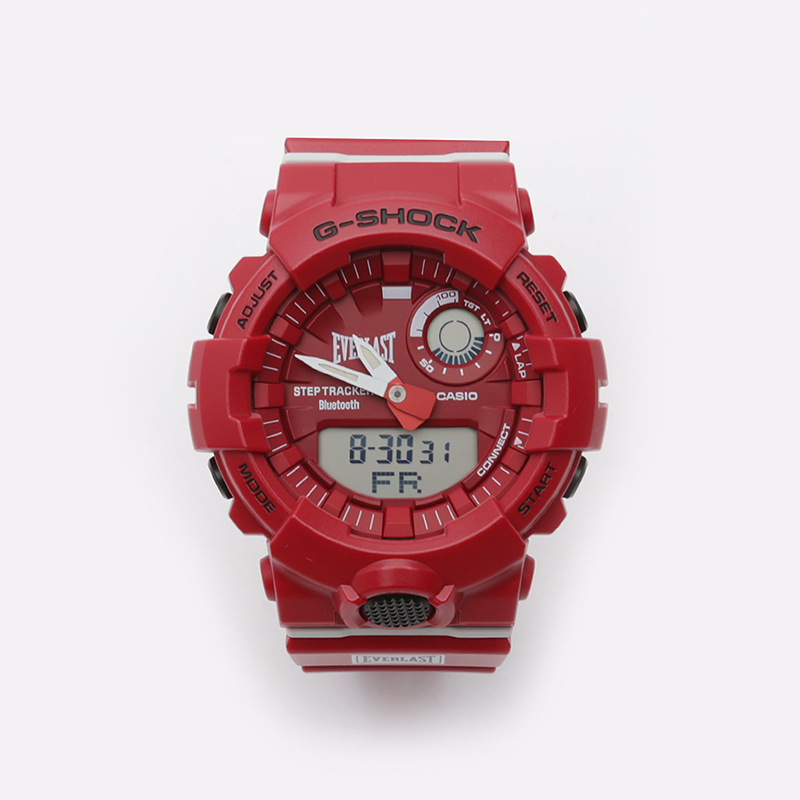  красные часы Casio Everlast G-Shock GBA-800EL-4AER - цена, описание, фото 1